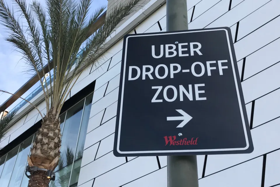 Westfield Mall Uber Drop-Off
